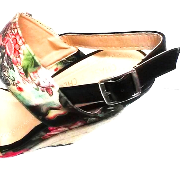 NWE! Black Colorful Wedge Heel! - Picture 8 of 12